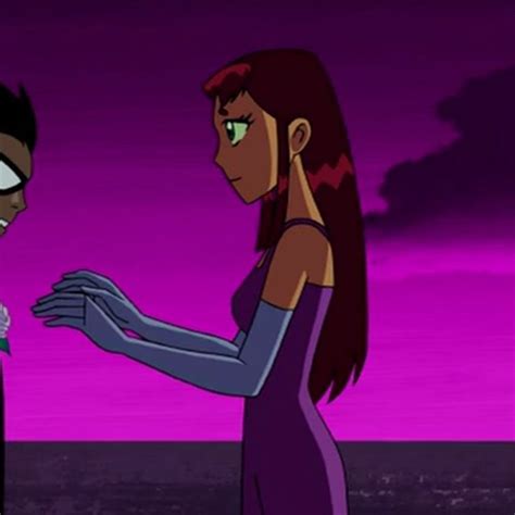 I look at you and say this is the happiest Ive ever been. . Robin and starfire matching pfp